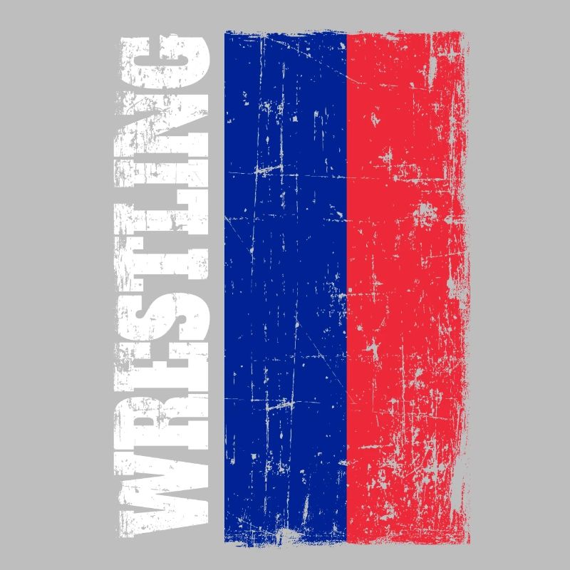 Lutte lutte lutteur drapeau drapeau Russie