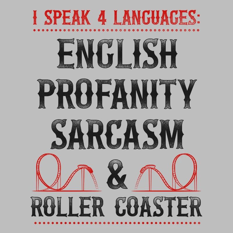 Roller Coaster Vintage I Speak 4
