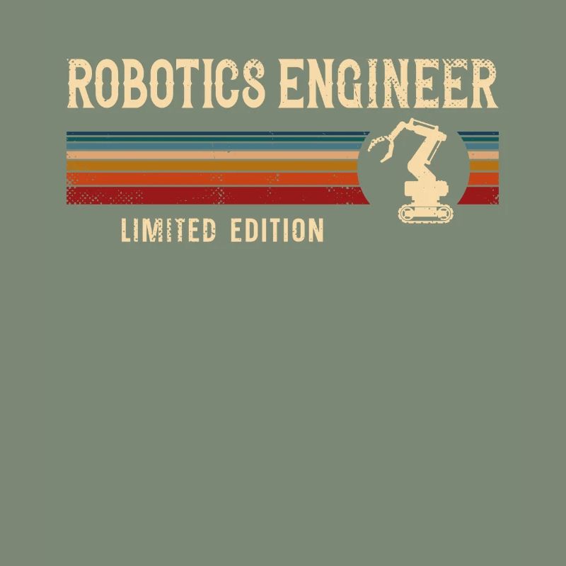 Robot Robotics Engineer Retro