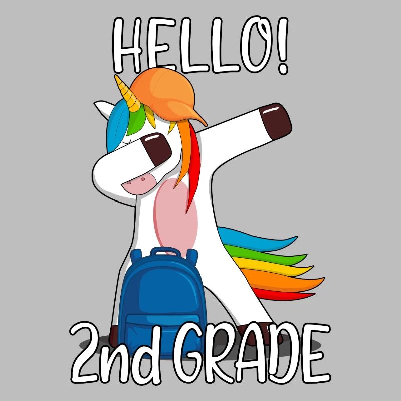 2nd grade second grader elementary school Einhorn