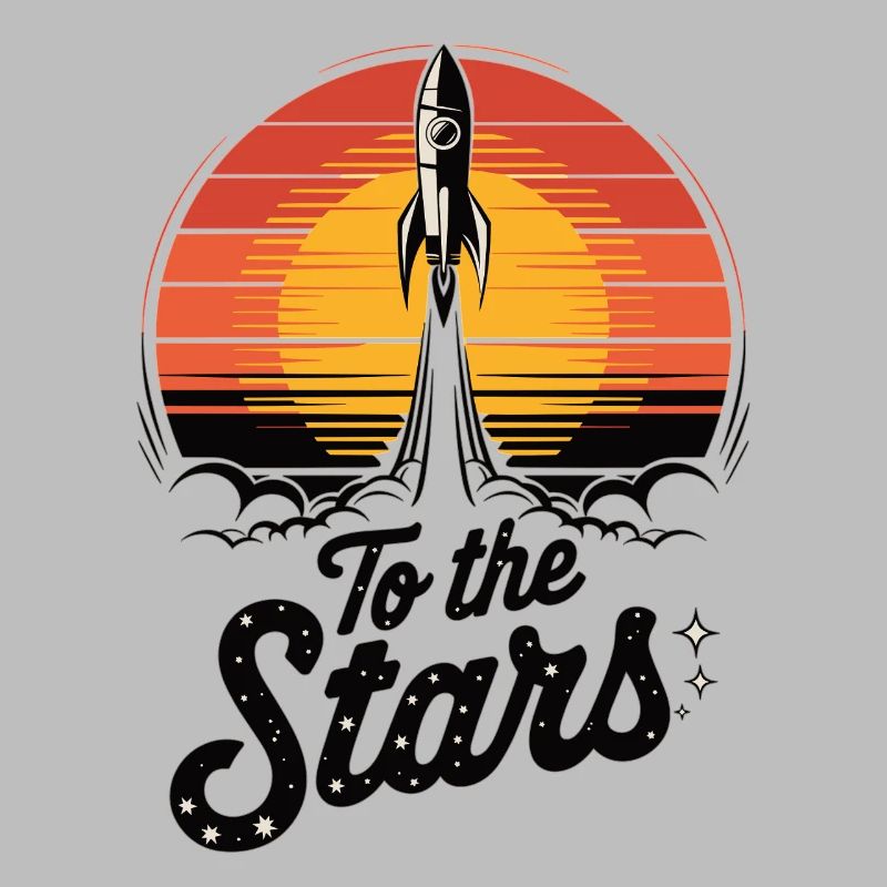 Rocket launch into space