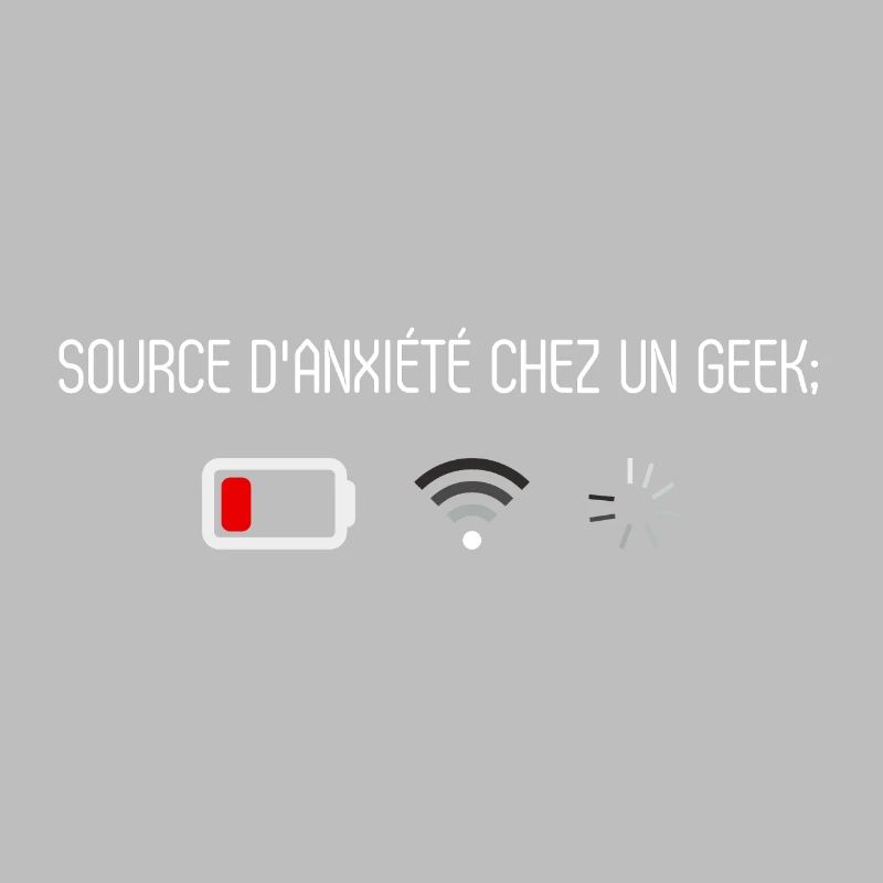 Source d anxiété chez un Geek