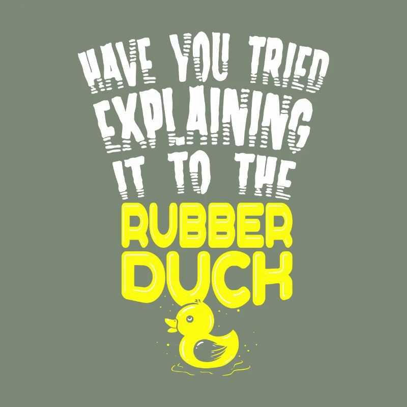 IT Nerd Programmer Developer Humor Rubber Duck