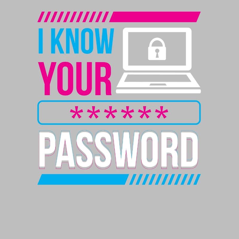 Je connais votre mot de passe Hacker Cybersécurité Hack