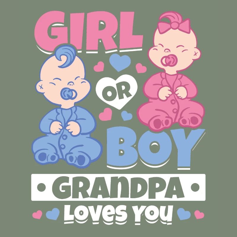 Mädchen oder Junge Opa liebt dich Schwangerschaft