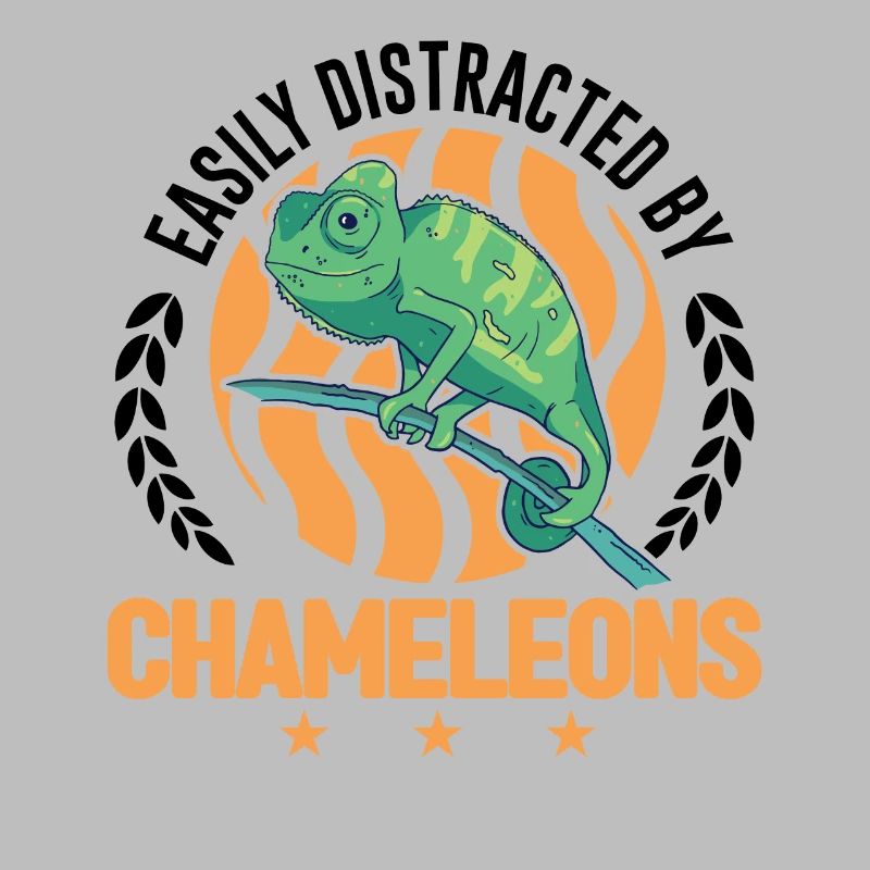 Facilement distrait par chameleons Chameleon