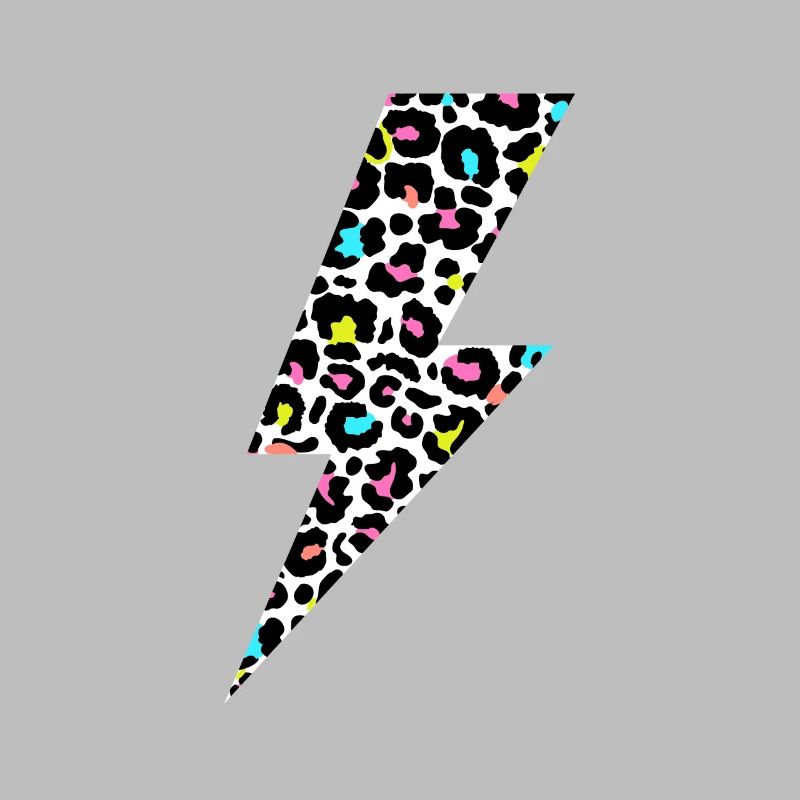 Leopard Lightning bolt, Leopard Print, Leopard Lov