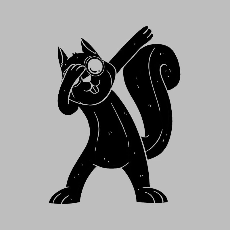 Eichhörnchen, cooles Eichhörnchen mit