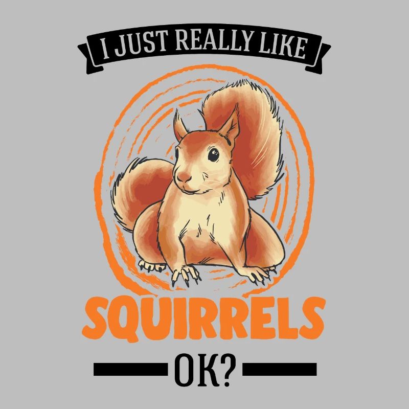 J’aime vraiment Squirrels Squirrel