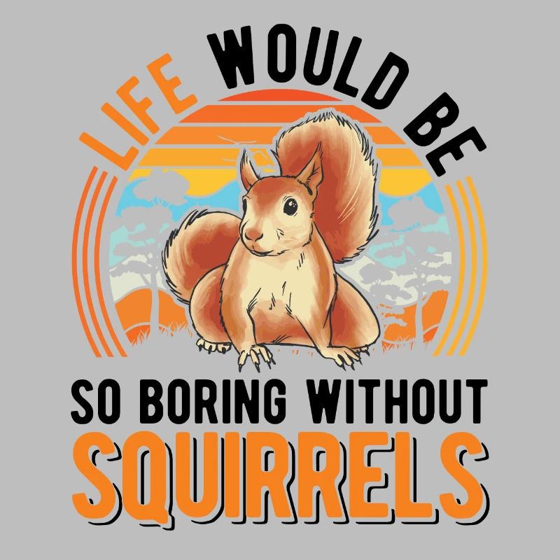 Eichhörnchen Geschenk Squirrel Grauhörnchen