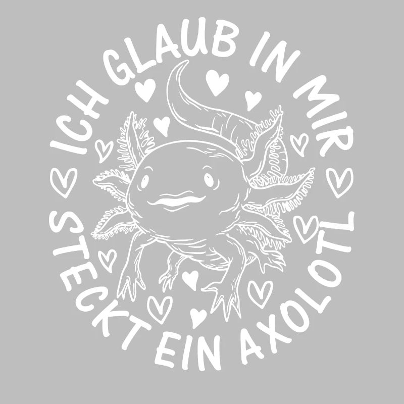 Salamandre à queue d’Axolotl - Je pense que je suis dans
