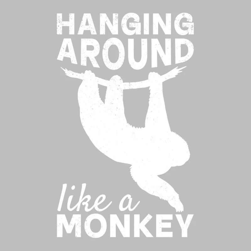 Hanging Around Like A Monkey - Funny Monkey Orangu