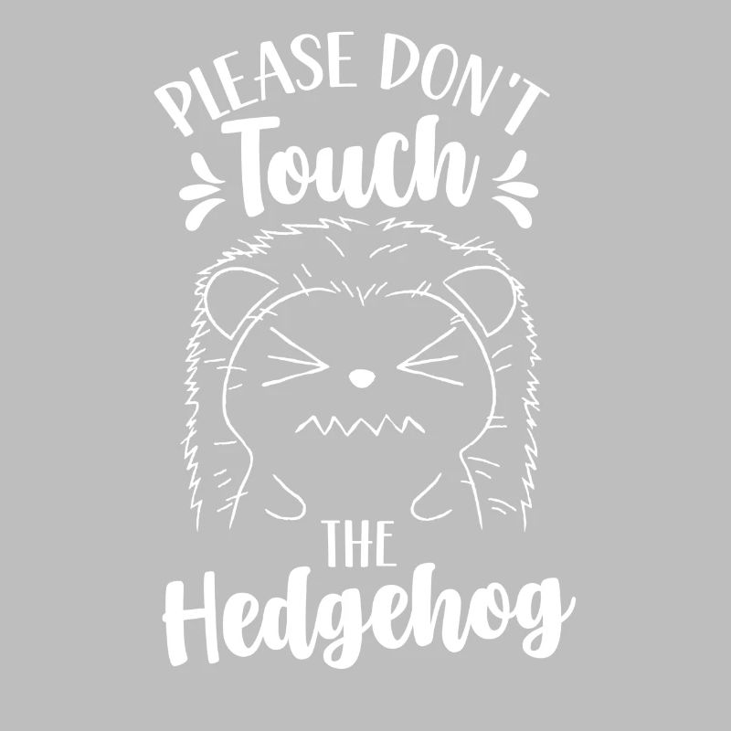 Please do not touch the hedgehog Pet cute