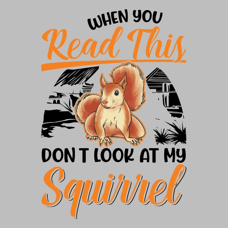 Eichhörnchen Geschenk Grauhörnchen Squirrel