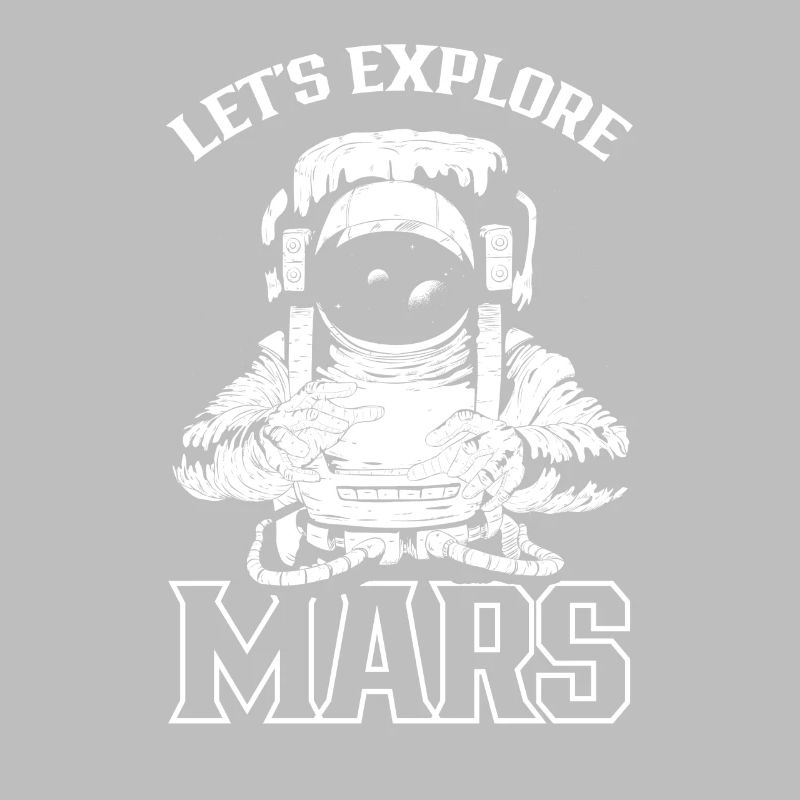 Explorons l’astronaute de Mars Space Planet