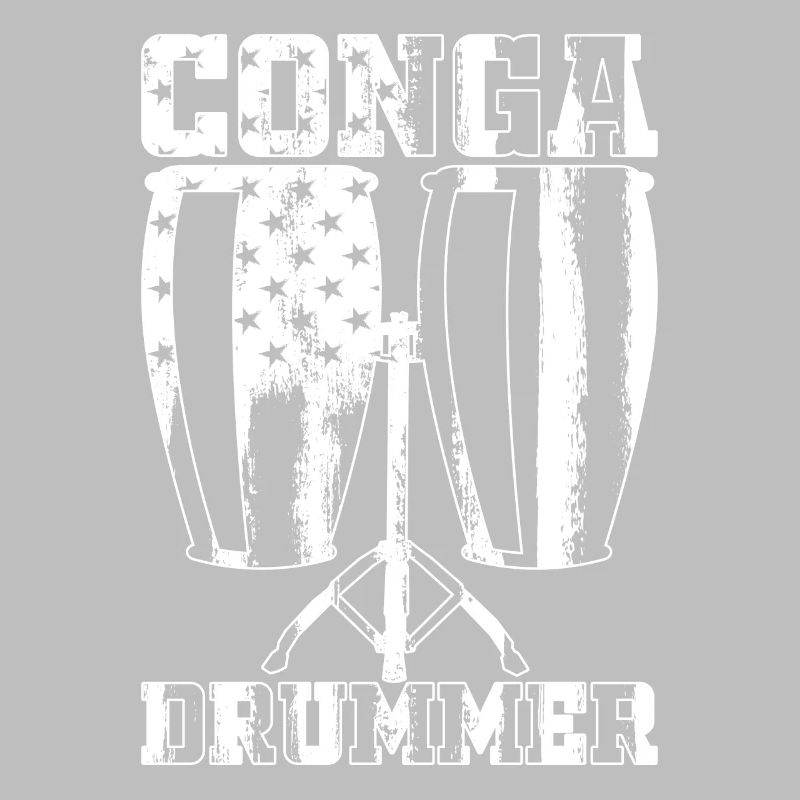 Conga Drummer Conga Player Conga Drums US Flag Con