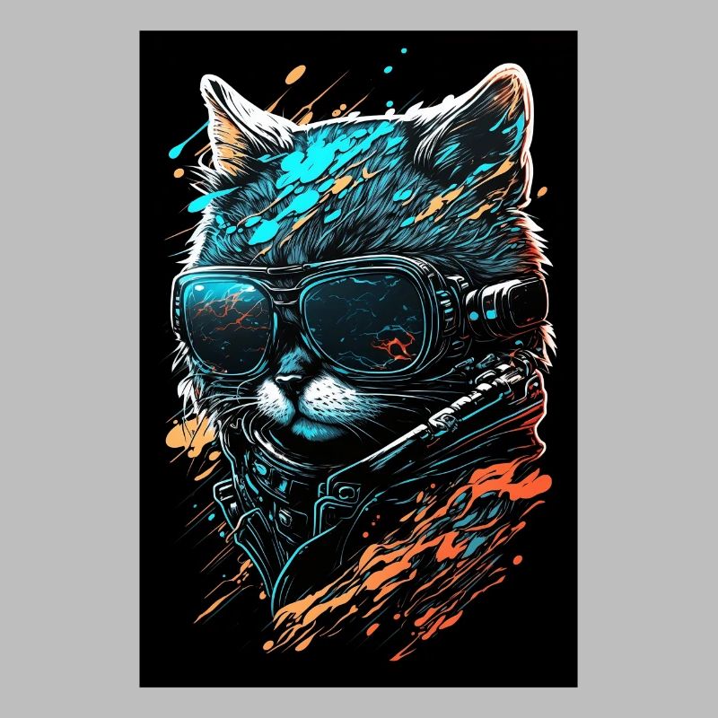 Chat punk cool