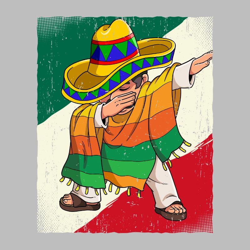 Dabbing Mexican Mann Cinco De Mayo