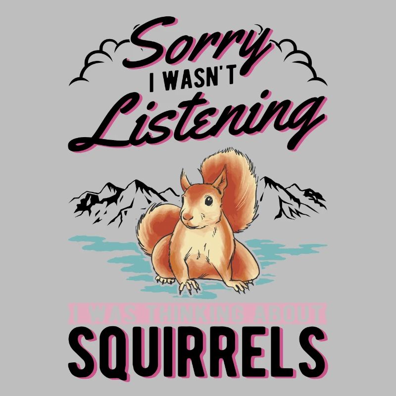 Eichhörnchen Geschenk Grauhörnchen Squirrel