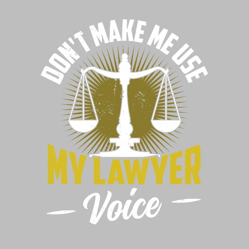 Ne me forcez pas à utiliser ma voix d’avocat