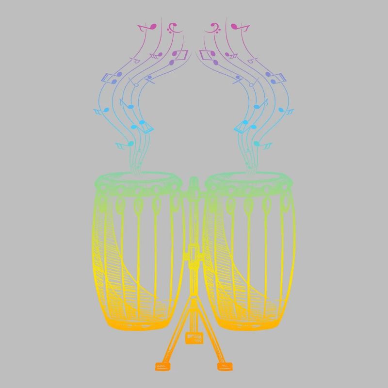 Conga Music Notes Conga Player Conga Drums Conga D