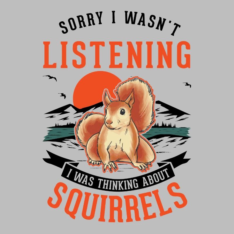 Eichhörnchen Geschenk Grauhörnchen Squirrel