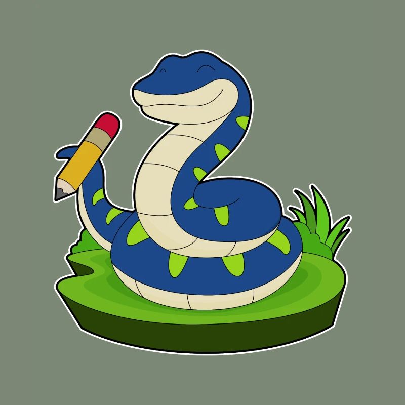École de crayon Snake Student