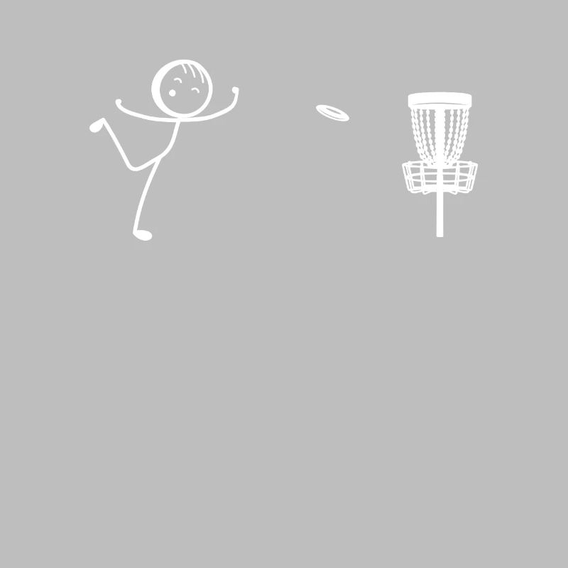 Disc Golf Stick Figure - Disc Golfing Funny Disc G