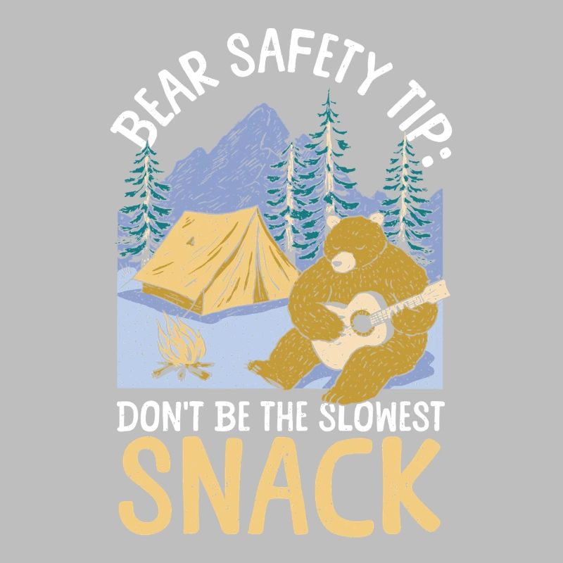 Camping Bear Attack Tip Randonnée Camper