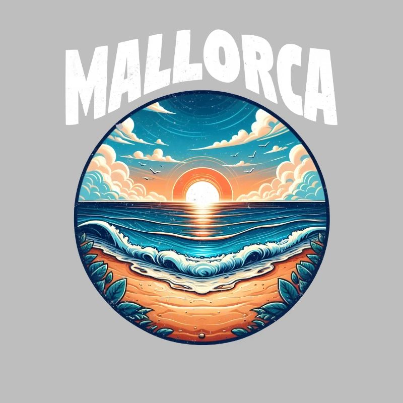 Plage de Majorque Coucher de soleil