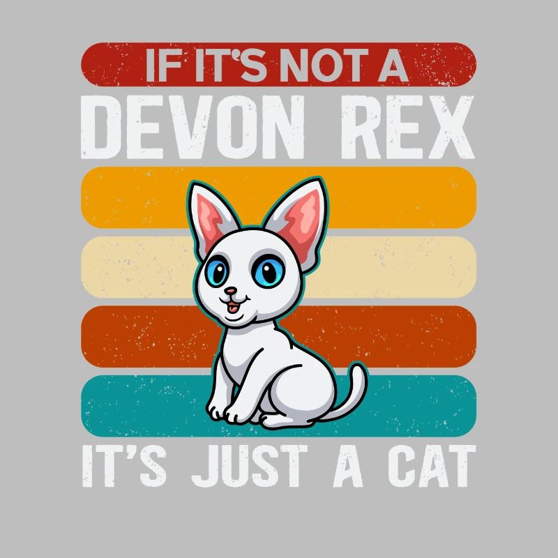 Devon Rex Cat Propriétaire Cat Cadeau