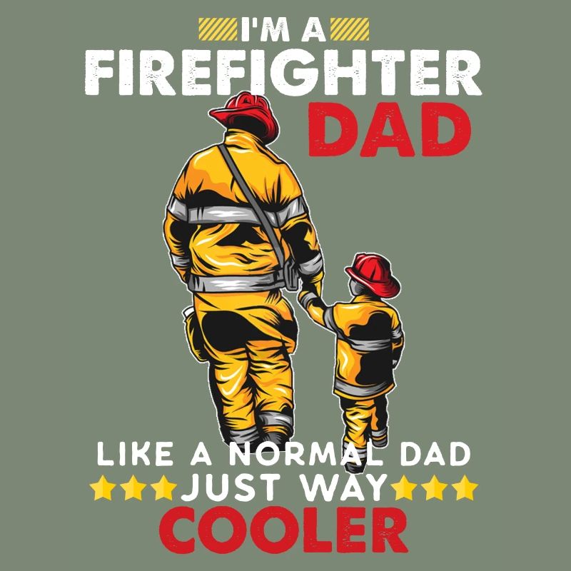 Firefighter dad fireman firefighter gift dad
