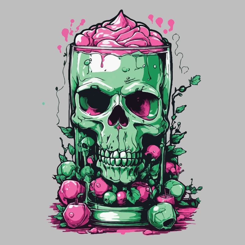 Skull Candy Gothic Pastel for Dia de Muertos