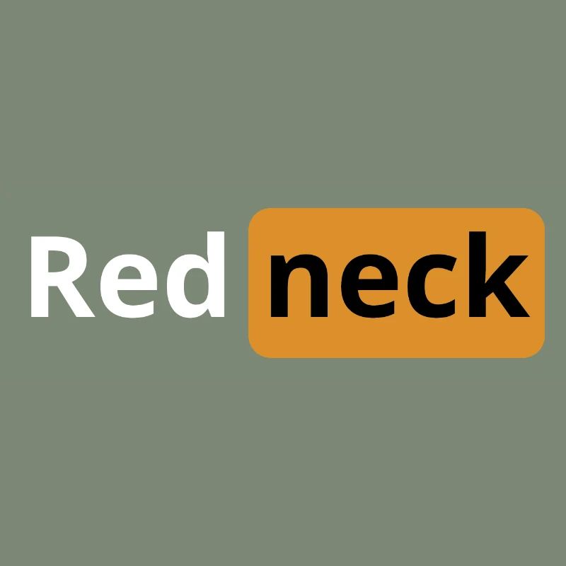Redneck | porn logo | dumb design