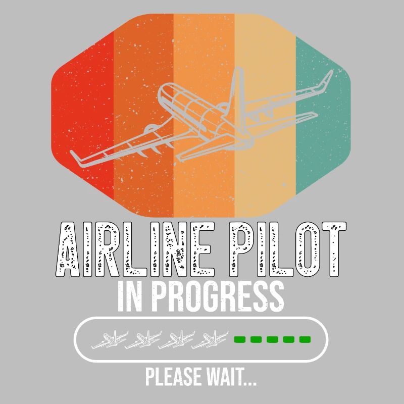 Airline Pilot In Progress Future Airline Pilot Kid