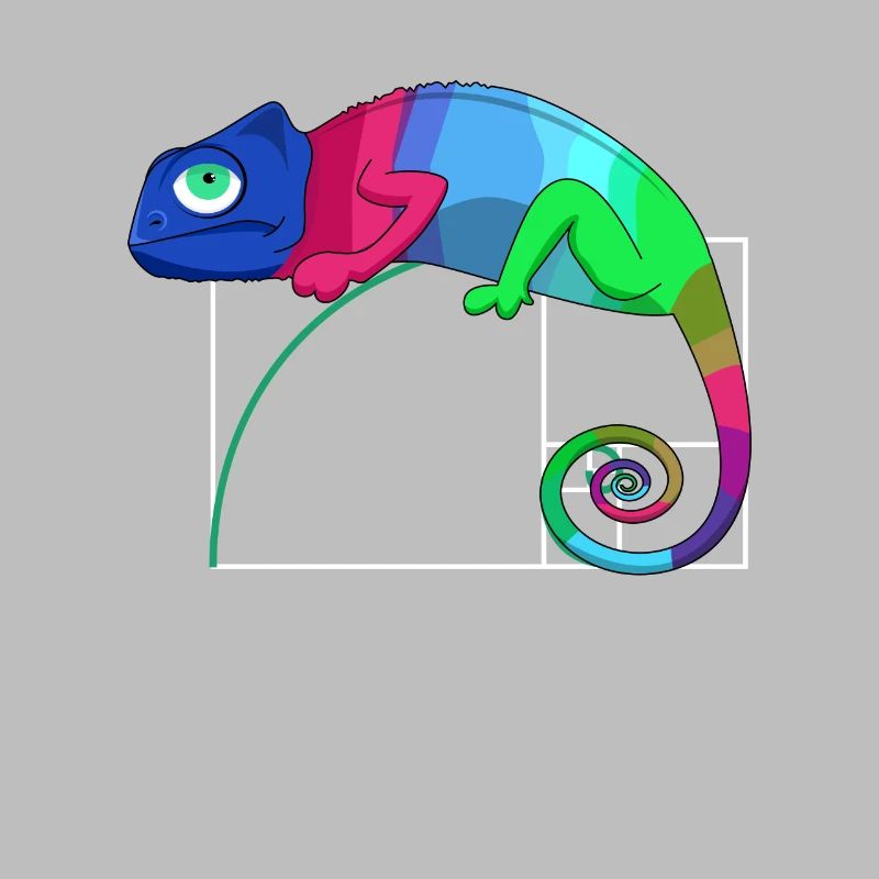 Fibonacci Jour Nombre d’Or Math Caméléon