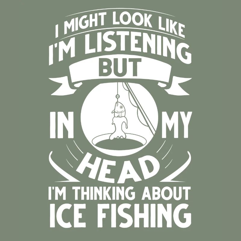 Eisfischen Fischer Eislöcher Eisbohrer Eis Fischen