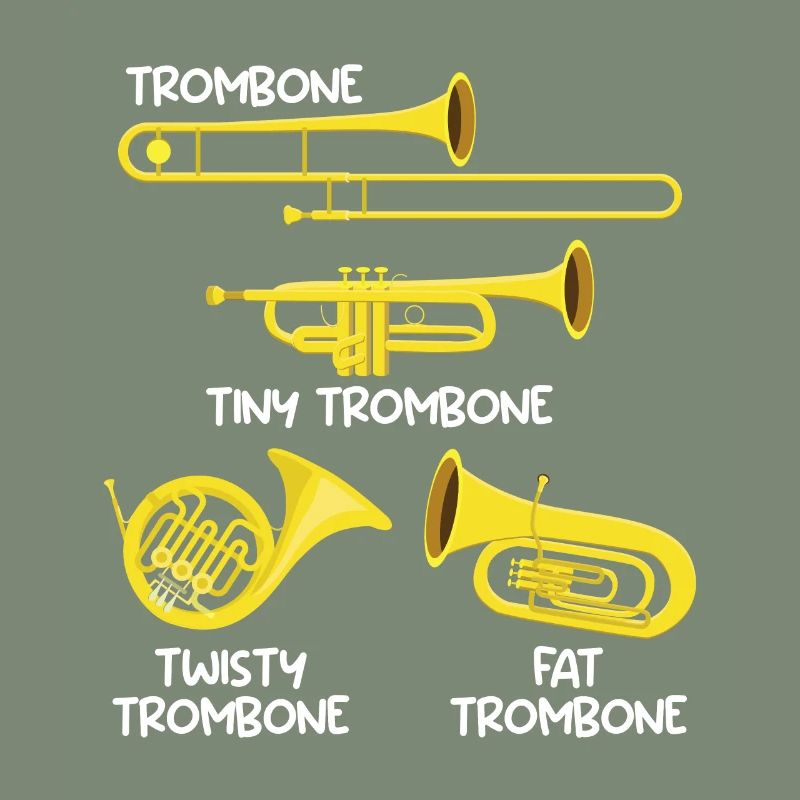 Small Trombone Curvy Trombone Thick Trombone