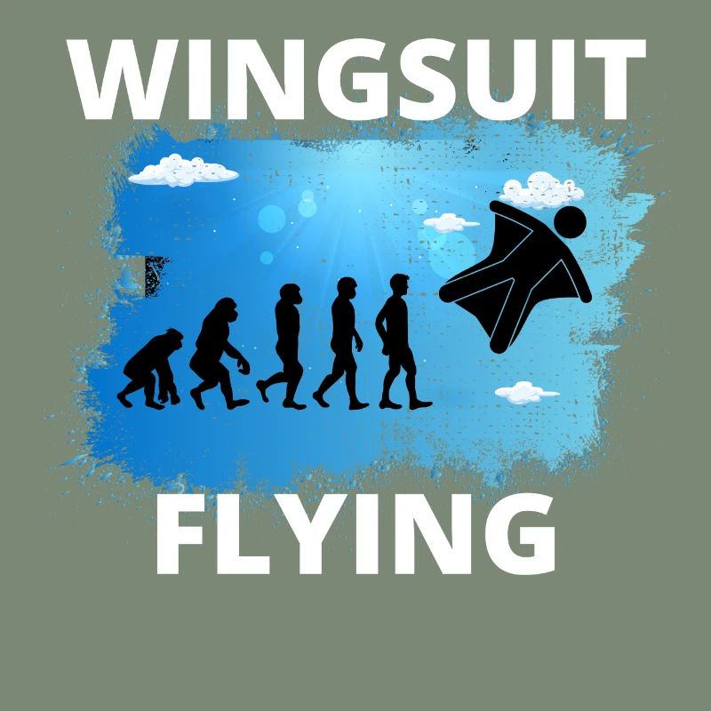 Wingsuit flying Base Jumping Skydiving Evolution