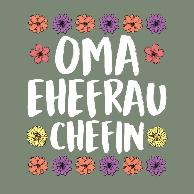 Oma Chefin Großmutter Muttertag Granny Ehefrau