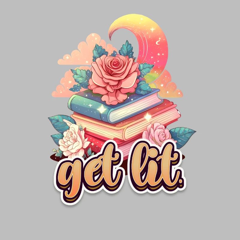 Get Lit Book Lover Bookworm and Reader