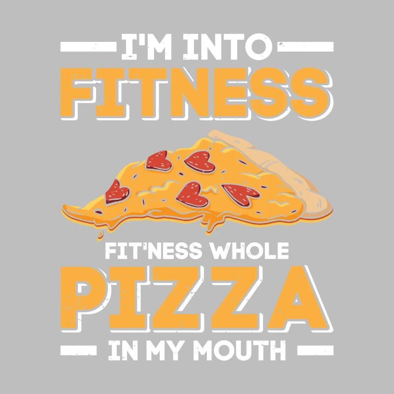 Cuisson de pizzas Je suis dans la forme physique Pizza entière dans la bouche