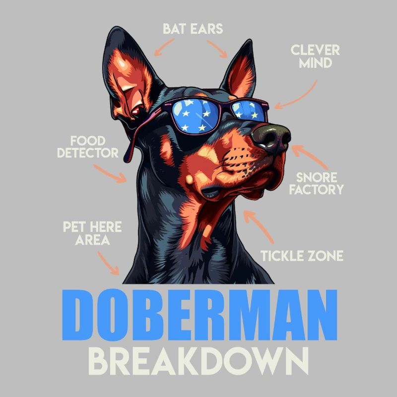 DOBERMAN BREAKDOWN Doberman Propriétaire Drôle