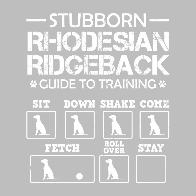 Chien Ridgeback STUBBORN RHODESIAN RIDGEBACK