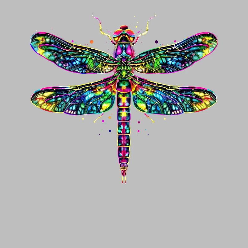 Libellule Libellule Ailes Colorées Libellules Mignonnes