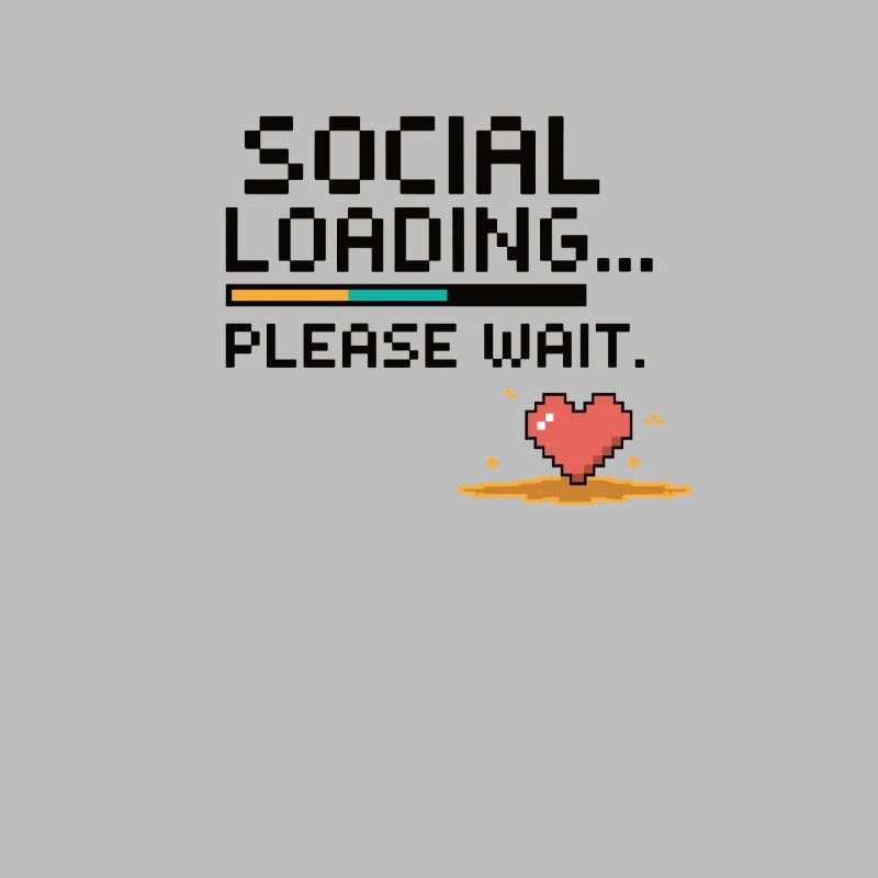 Social Loading... Please Wait – 8Bit Retro Gaming