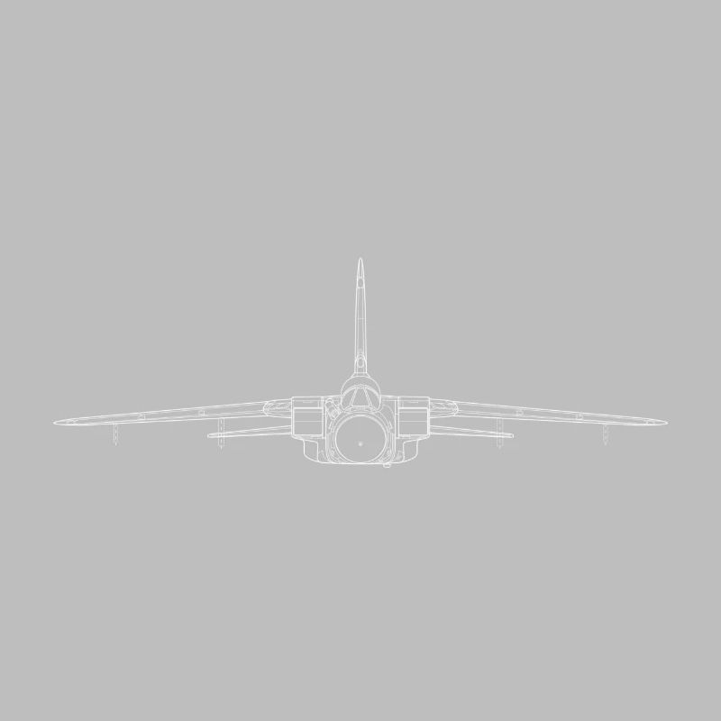 tornado jet fighter white front