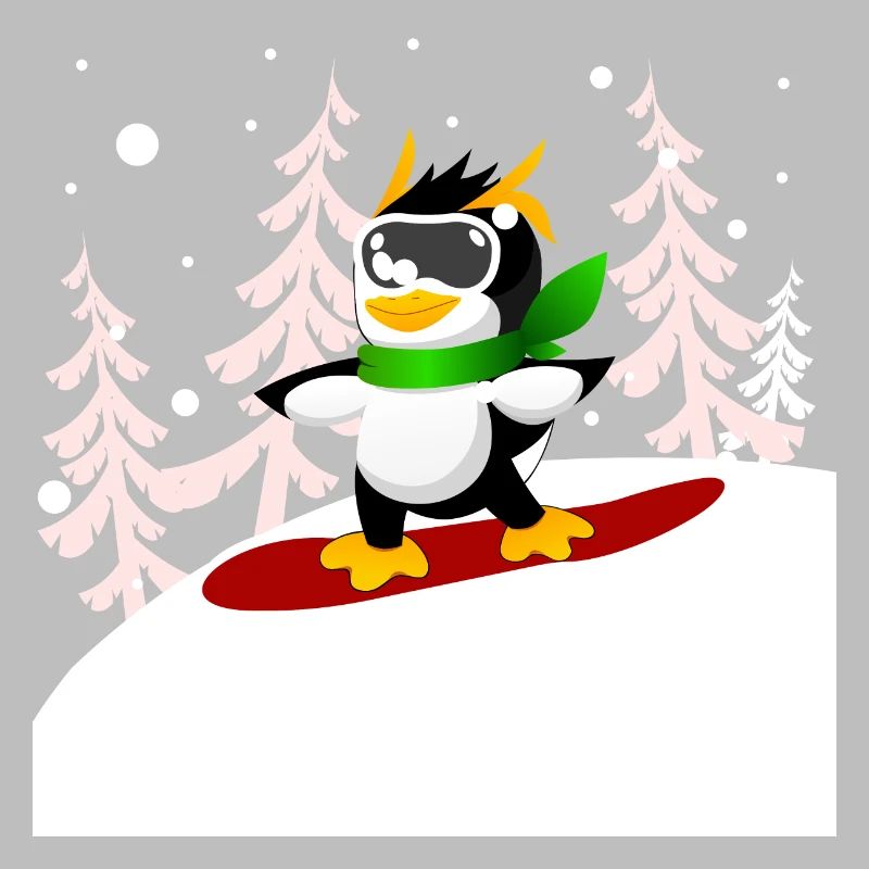 Snowboard Pinguin