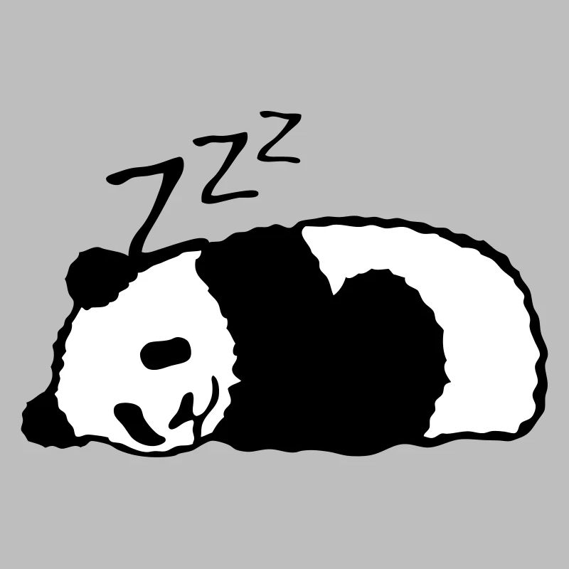 Panda schläft Nickerchen schlafen