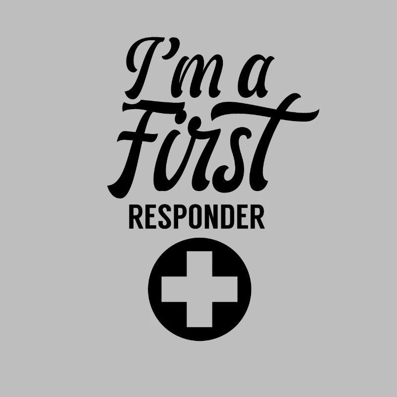 Ich bin ein Ersthelfer First Responder Notfall